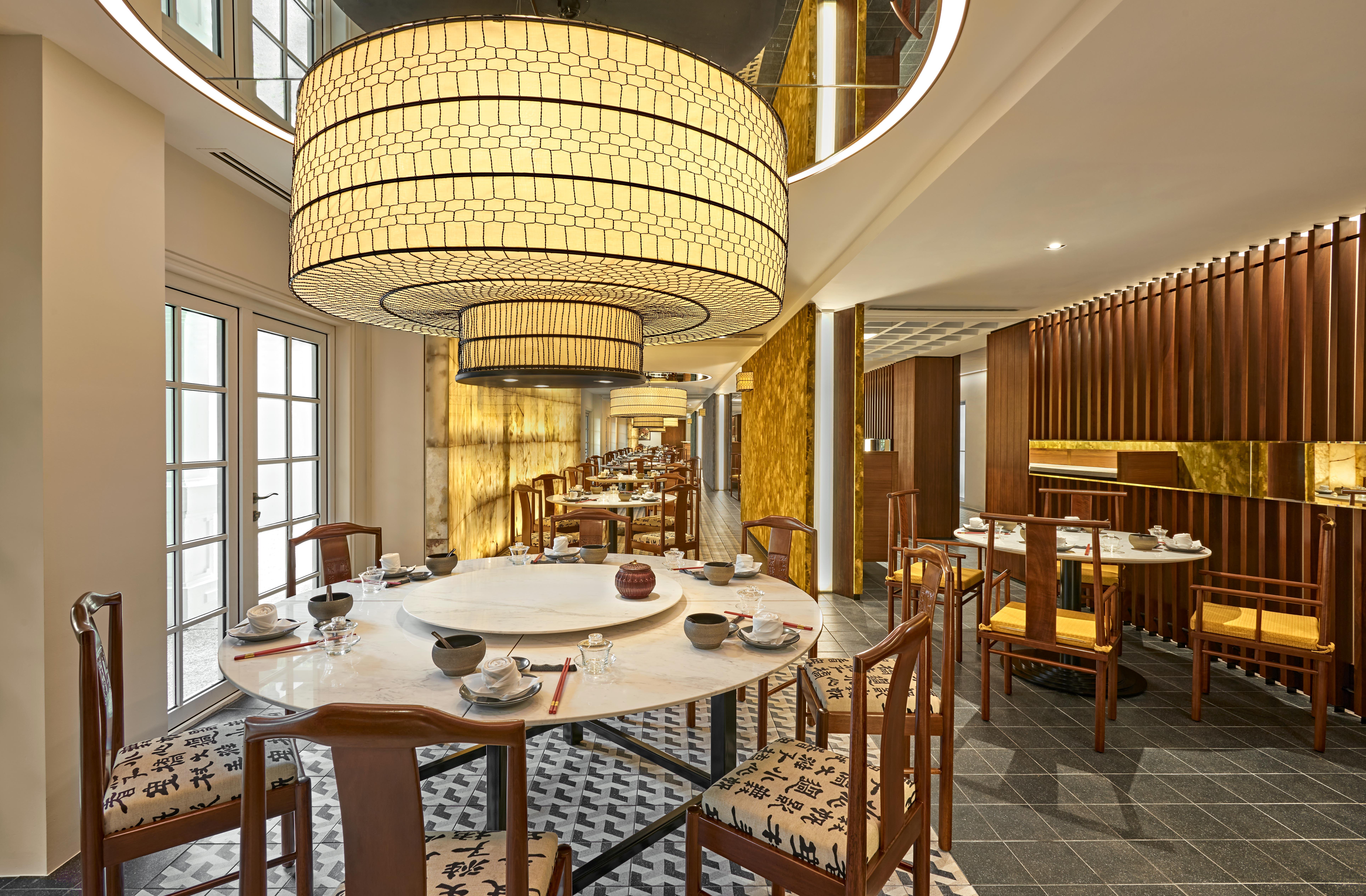Goodwood Park Hotel Сингапур Экстерьер фото Interior of the restaurant